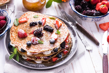 Celebrating Pancake Day with crepes