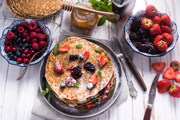 Celebrating Pancake Day with crepes
