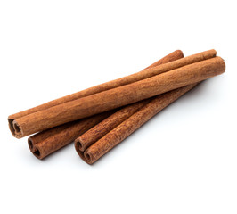 cinnamon stick spice isolated on white background closeup