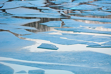 Ice, Lake Balaton, Hungary