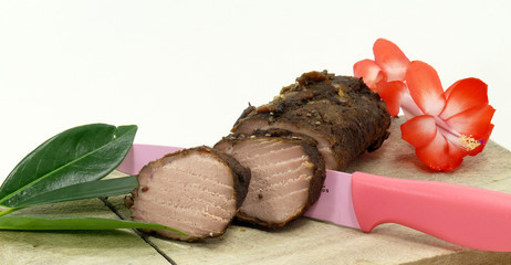feiner wildschweinrückenbraten