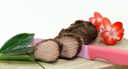 feiner wildschweinrückenbraten