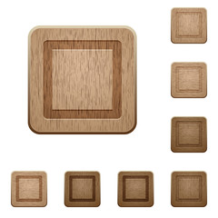 Media stop wooden buttons