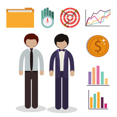 Obraz premium business people design 