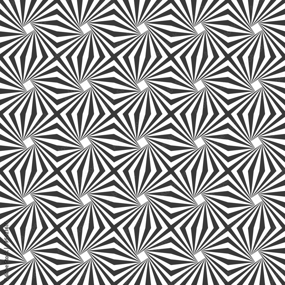 Poster seamless monochromatic stripe pattern design