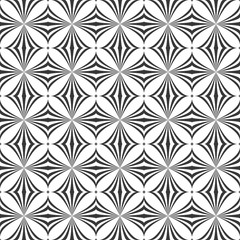 Repeating monochrome curved shape pattern