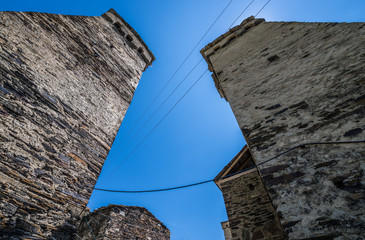 Zhibiani - one of four villages community called Ushguli in Upper Svanetia region, Georgia