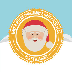 happy merry christmas design 