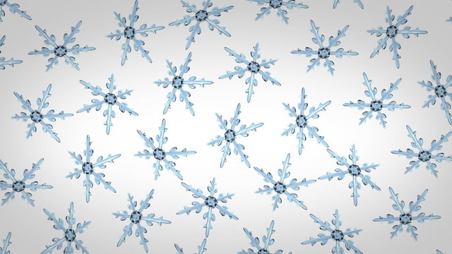 Ice crystal snowflakes of overlay background for Christmas celebration theme