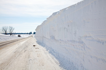 Road Side Snow Bank
