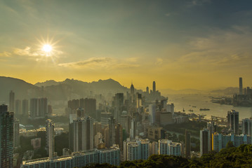 Hong kong cityscape Fome Braemar hill