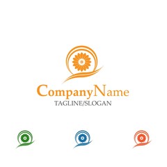 spa logo icon vector