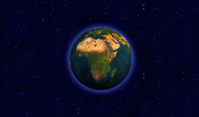 Beautiful Planet Earth. Viewing Africa