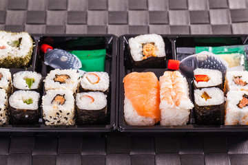 Small sushi boxes