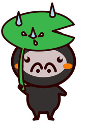 傘をさす動物シリーズ