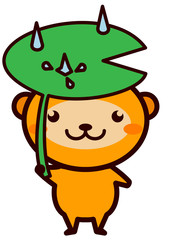 傘をさす動物シリーズ