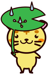 傘をさす動物シリーズ