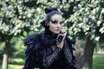 Dark Queen in park
