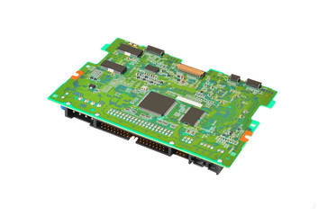 Printed green circuit board from dial-up modem