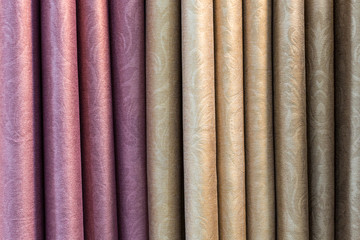 Colorful frabric curtain