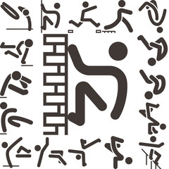 Parkour icons