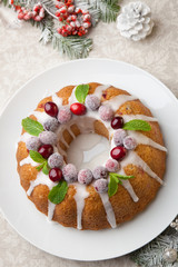 Christmas Cranberry Cake
