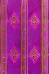 Thailand patterned silk