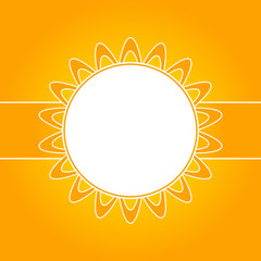 Romantic frame for invitation, greeting, happy birthday