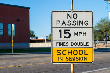School Zone Sign