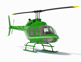 helicopter isolated on a white background
