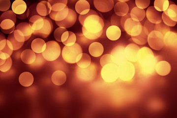Obraz premium Abstract bokeh background with defocused vintage lights. dark go