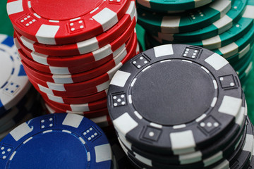 Naklejka premium chips for poker 