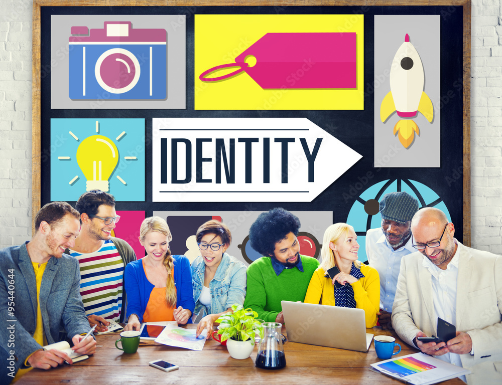 Sticker identity branding brand marketing business concept - Stickers