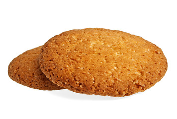 Cookies on a white background