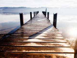 Obraz premium wooden jetty (230)