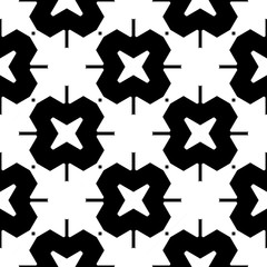 Design seamless monochrome geometric pattern