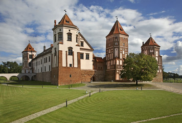 Castle in Mir. Belarus