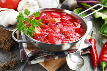 Borsh. Russian traditional dish
