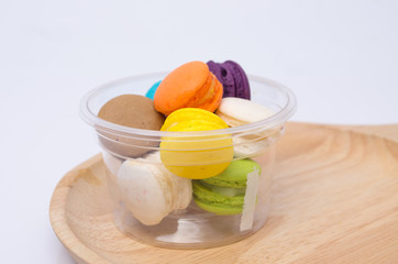 Colorful mini macaron