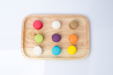 Colorful mini macaron