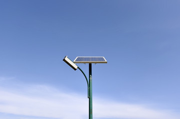 Naklejka na ściany i meble Solar street lamp