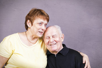 Portrait of a candid senior couple enjoying their retirement
