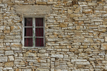 Fototapeta na wymiar The facade of an old building