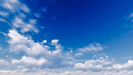 Obraz premium Cloudy blue sky abstract background, 3d illustration