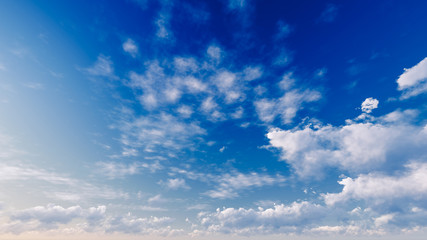 Obraz premium Cloudy blue sky abstract background, 3d illustration