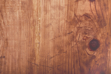 Retro toned rustic oak wood plank