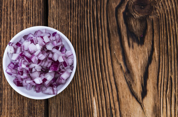 Some fresh Red Onions (diced)