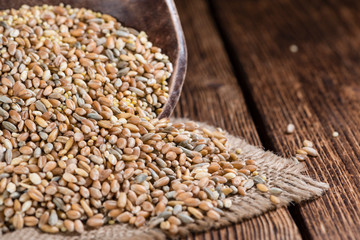 Portion of mixed Cereals