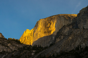 Yosemite nationalpark（ヨセミテ国立公園のハーフドーム）