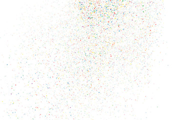 Fototapeta na wymiar Colorful explosion of confetti. Grainy abstract colorful texture on a white background. Design element. Vector illustration,eps 10.
